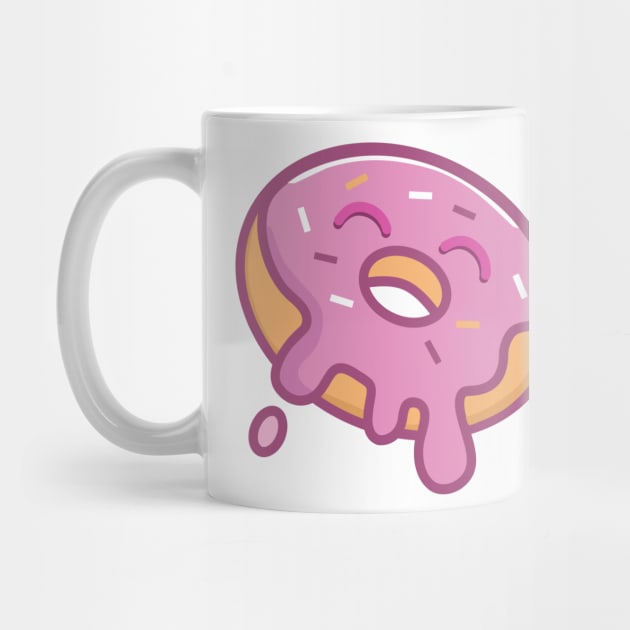 Cute cartoon donut character by ramith-concept